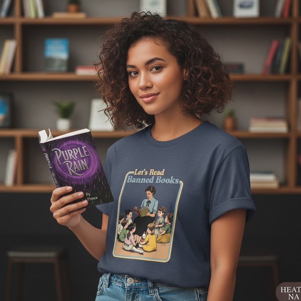 Let’s Read Banned Books Shirt - Picture 2 of 5